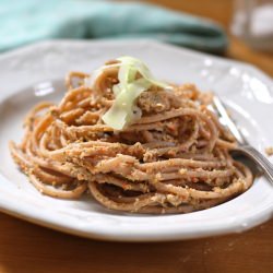 Pasta w/ Broccoli-Walnut Sauce