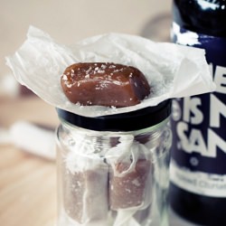 Salted Spiced Beer Caramels