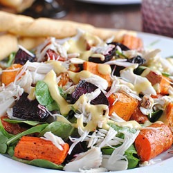 Crab and Roasted Veggie Salad