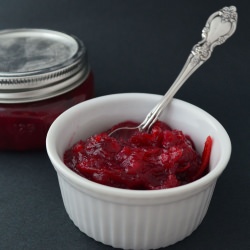 Cranberry, Orange, Ginger Chutney