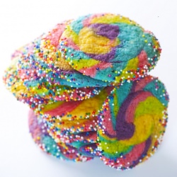 Rainbow Pinwheel Cookies