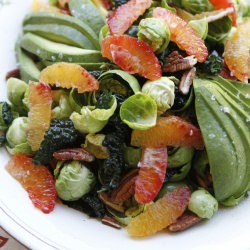 Raw Brussels Sprouts Salad