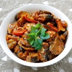 Fish & Eggplant Curry