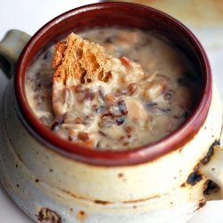 Chicken Bacon Wild Rice Soup