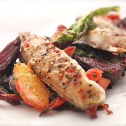 Beetroot, Orange & Mackerel Salad