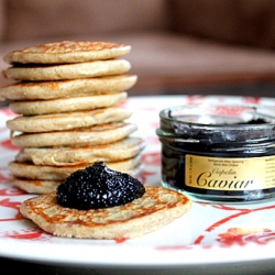 Capelin Caviar with Blini