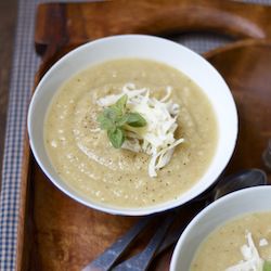 Parsnip, Leek, and Ginger Soup