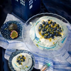 Tardis Blue Pavlova