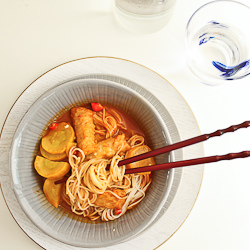 Korean Spicy Somen Noodles