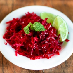 Grated Raw Beet Salad