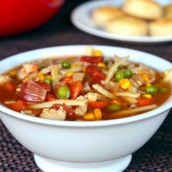 Southwestern Chicken Noodle Soup