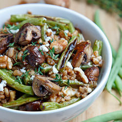 \Mushroom and Green Bean Salad