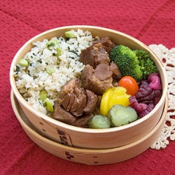 Okinawan Sweet Pork Bento