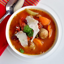 Low Fat Turkey Sausage Bean Soup