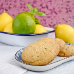 Lemon Lime Basil Cookies