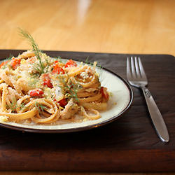 Fennel, Tomato and Sardine Linguini