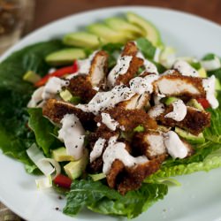 Crispy Chicken Strip Salad