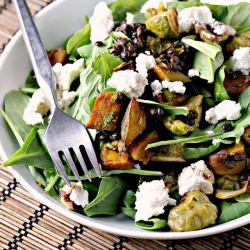 Spicy Squash Salad with Lentils