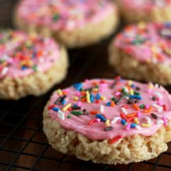 Sugar Cookie Rice Krispie Treats