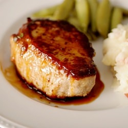 Apricot Glazed Pork Chops