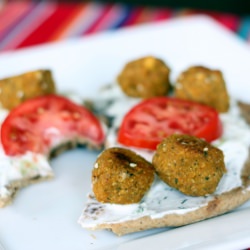 Baked Sweet Potato Falafel