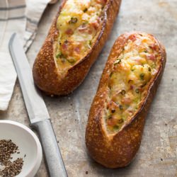 Baked Egg Boats