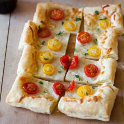 Cherry Tomato and Thyme Tart