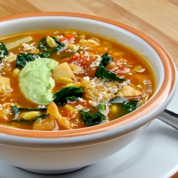 Kamut, Kale & Cabbage Soup