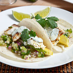 Cilantro and Lime Fish Tacos