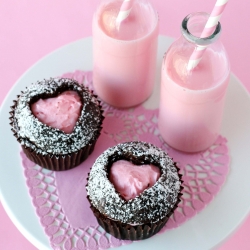 Heart Cupcakes