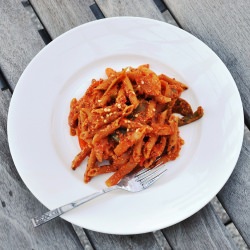 Bell Pepper Ricotta Pasta