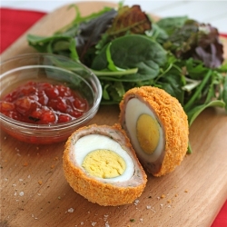 Oven Baked Scotch Eggs