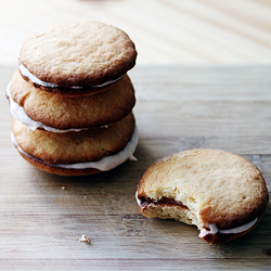 Pink Grapefruit Sandwich Cookies