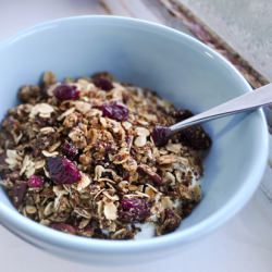 Flax Seed, Cranberry Walnut Granola