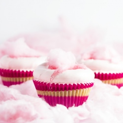 Cotton Candy Cupcakes