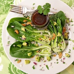 Baby Bok Choy & Avocado Salad