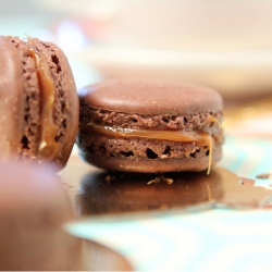 Chocolate Macarons