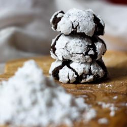 Chocolate Crinkle Cookies