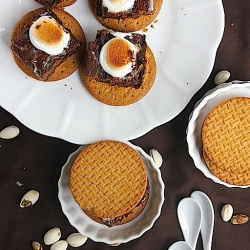 S’more Pistachio Brownies