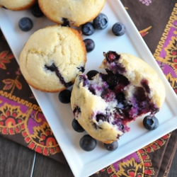 Blueberry Meyer Lemon Muffins