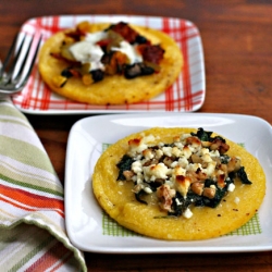 Polenta Mini Pizzas