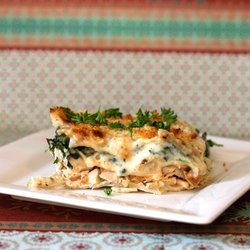 White Cheese & Chicken Lasagne