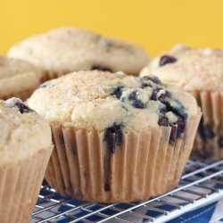 Blueberry Cornmeal Muffins