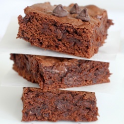 Dark and Minty Brownies