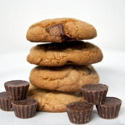 Pieces of Reese’s Cookies