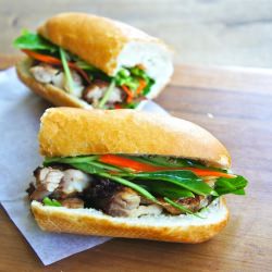 Spicy Lemongrass Chicken Banh Mi