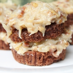 German Chocolate Cupcakes