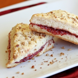 Raspberry Pecan Scones