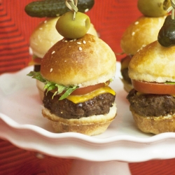 Beef Sliders on Brioche