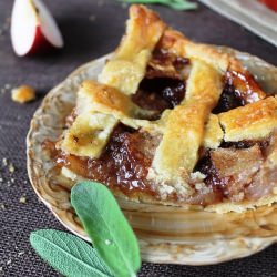 Apple Pie with Sage and Honey